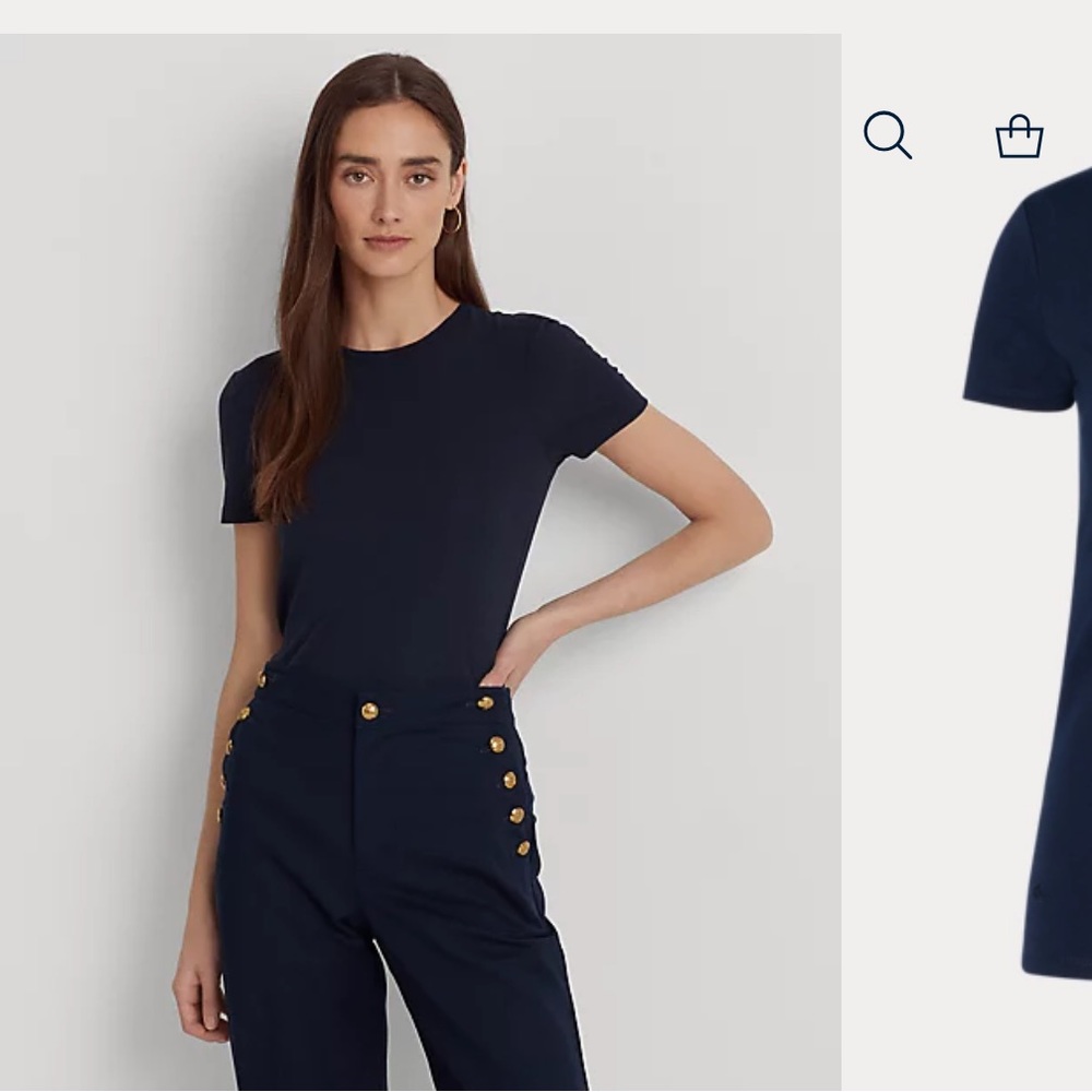 Ralph Lauren - Lauren ribbed t shirt